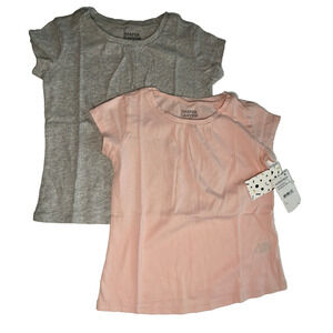 Girls Short Sleeve T-Shirts Size 4 Pink & Grey ✨NEW✨ Harper Canyon Nordstrom ~ 2